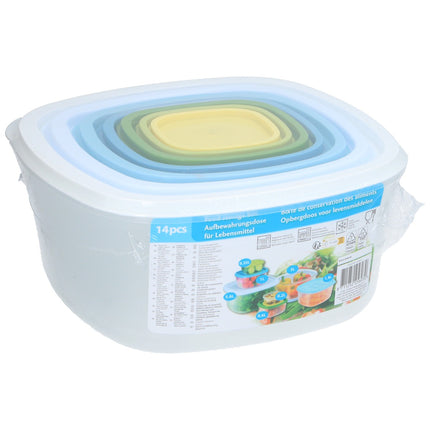 Storage Box Food 14Pc 504Gr