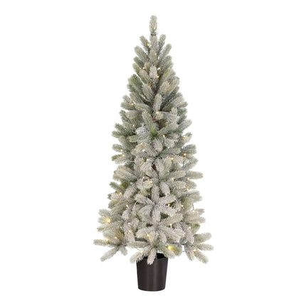 Nagoya Artificial Christmas Tree With Led Lights And Timer Function - H120 X Ø60 Cm - Green