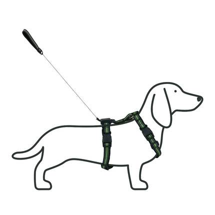 Dog Harness With Retractable Leash Size S