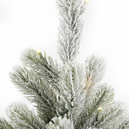 Nagoya Kerstboom Potted Led Groen Frosted 50L Tips 175 Battery Operated En Timer - D42Cm