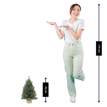 Kunstkerstboom Forest Frosted Groen