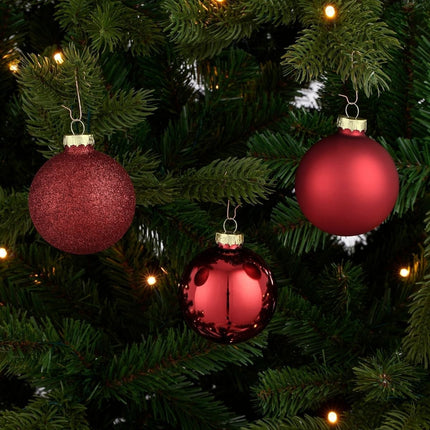 Kerstbal Glass Baubles Rood