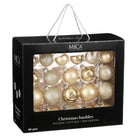 Kerstbal Glass Baubles Champagne