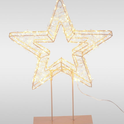 Kerstster Op Standaard - 37 Cm