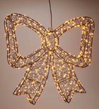 Verlichte Kerststrik - 38 Cm - Extra Warm Wit