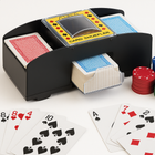 Cheqo® Elektrische Kaartenschudmachine - Speelkaarten Schudder Kaartenschudder Kaarten Schudmachine - Automatische Kaartschudder 2 Decks - Op Batterij