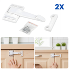Cheqo® Veiligheidshaakjes - Kast Veiligheidshaakjes - Kastbeveiliging - Kastbeveiliging Baby - Kinderbeveiliging Kast - Keukenkast Beveiliging - Baby Veiligheidsslot - Kindersloten