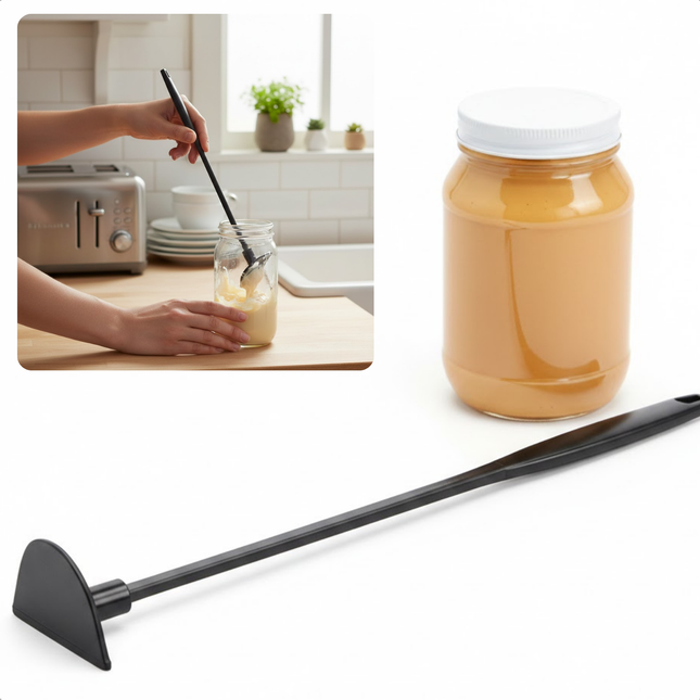 Cheqo® Flessenlikker - Flessenschraper - Pottenlikker - Pannenlikker - Flessentrekker - Flessen Schraper - Potten Schraper - Flessenschraper voor Flessen - Flessenschraper voor Potten