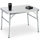 Cheqo® Campingtafel - Inklapbare Campingtafel - Kampeertafel - Inklapbare Tafel - Klaptafel - Vouwtafel - Opvouwbare Tafel - Camping Tafel - Bijzettafel Camping - Kindertafel Inklapbaar - Lage Campingtafel - Campingtafel Verstelbaar