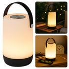 Cheqo® LED Nachtlamp Opblaadbaar - Nachtlampje - Leeslamp - Sfeerlamp - Lantaarn - Tuinlantaarn - Tafellamp - Dimbaar - Voor Binnen & Buiten - Kunststof - USB-C