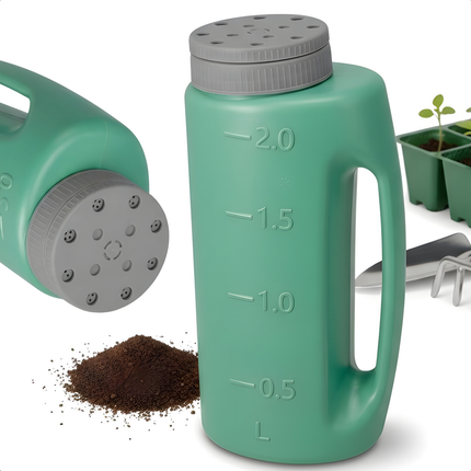 Cheqo® Strooibus - Strooibus Tuin - Strooibus Voor Tuin - Zoutstrooier - Zoutstrooier Hand - Strooier Hand - Handstrooier - Handstrooier Tuin - Strooier Voor Zout - Strooier Voor Strooizout - Strooier Voor Graszaad