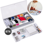 Cheqo® Naaigaren Set - 87-delige Complete Naaidoos - Naaien - Naai Kit - Handige Naaikit met Opbergdoos