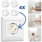 Cheqo® Stopcontactbeveiliging - Stopcontactbeschermers - Stopcontactbeschermer - Stopcontact Beveiliging - Kinderbeveiliging Stopcontact - Stopcontactbeveiliging Kind - Stopcontactbeveiliging Baby - Stopcontact Afdekking - Stopcontactbescherming