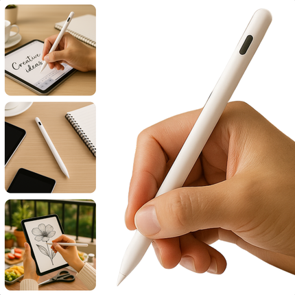 Cheqo® Stylus Pen voor Tablet , Apple iPad en Android - Ergonomisch - Pencil Voor Tablets en Smartphones - Aluminium - USB-C