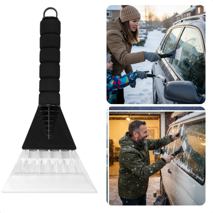 Cheqo® Ijskrabber - Ijs Krabber - Verschillende Kleuren - Auto Accessoires - Winter Benodigdheden - Ruiten Krabben - Anti-Ijs - Sneeuw Verwijderen - Winterklaar - Auto Onderhoud - Koudebestendig Praktische Tool