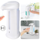 Cheqo® Automatische Zeepdispenser - Zeeppompje - Zeeppomp Contactloos 330 ml - Zeeppompje - Wit - Voor Vloeibare Zeep en Handgel