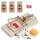 Cheqo® Muizenval - Muizenvallen - Muizenklem - Muizenklemmen - Muizenval Binnen - Muizenval Buiten - Muizenvallen Binnen - Muizenvallen Buiten - Muizen Bestrijden - Mouse Trap - Muizenval Set - Muizenvallen Set