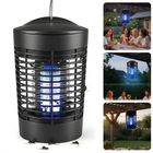 Cheqo® Vliegenlamp - Insectenlamp - Insectendoder - Insectenkiller - Elektrische Vliegenlamp - Elektrische Insectendoder - Muggenlamp - Muggenvanger - Vliegenvanger - Elektrische Vliegenvanger - UV Vliegenlamp