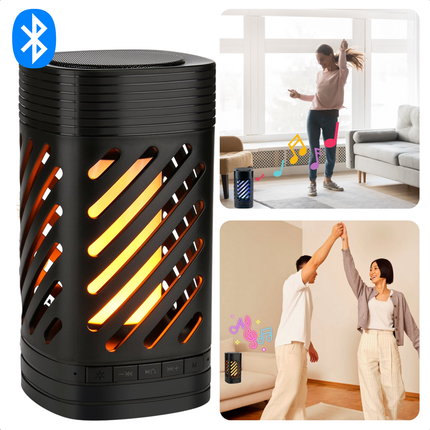 Cheqo® Oplaadbare Campinglamp met Bluetooth Speaker - Tentlamp - Noodlantaarn - Lantaarn - Draadloze Sfeerverlichting - LED Muzieklamp - Waterdicht Design