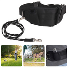 Cheqo® Luxe Hondenriem Met Heupband - Geschikt voor Honden tot 50kg - Elastische Riem (70-110 cm) - Handige Vakjes - Karabijnhaak Bevestiging - Samen Bewegen - Hardloop Heupband - Handsfree - Hondenlijn - Hondenkabel hondenriemen