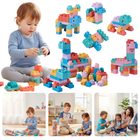 Cheqo® Grote Bouwblokken - Zachte Bouwblokken - Soft Blocks - Bouwblokken XXL - Bouwblokken Set - Bouwblokken 100 Stuks