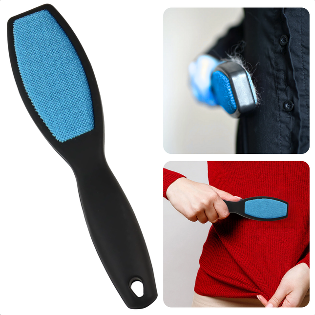 Cheqo® Kledingborstel - Ontpluizer - Kledingontpluizer - Ontpiller - Pluizenroller - Pluizen Verwijderaar - Anti-Pluis Borstel - Ideaal voor Huisdierenhaar - Hondenhaar Verwijderaar