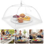 Cheqo® Vliegenkap - Voedselkap - Voedselkapje - Voedselafdekking - Voedselhoes - Eten Afdekken - Afdeknet - Afdekkap - Insectenkap - Insectennet - Vliegen Net - Vliegenkapje - Vliegenkap Eten - Witte Vliegenkap - Witte Voedselkap
