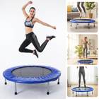 Cheqo® Fitness Trampoline - Mini Trampoline - Opvouwbare Trampoline - Opvouwbare Fitness Trampoline - Rebounder - Fitness Rebounder - Mini Trampoline Volwassenen - Fitness Trampoline Volwassenen - Mini Fitness Trampoline - Inklapbare Trampoline