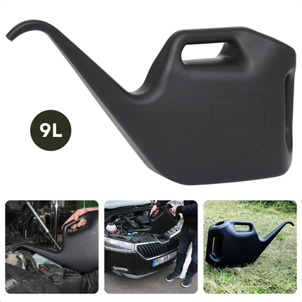 Cheqo® Zwarte Kunststof Gieter - 9 Liter - Planten Water Geven