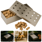Cheqo® BBQ Rookbox RVS - Smoker Box - Perfect voor BBQ - Rookdoos - Smokerbox - Barbecue