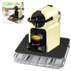 Cheqo® Capsulehouder voor Nespresso Capsules - Koffiecups Houder - Koffiecuphouder Metaal - Antislip Standaard - Zwart/Zilver