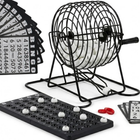 Cheqo® Bingomolen - Bingo Set - Bingo Spel - Bingospel - Bingo Molen Set - Bingomolen Set - Bingomolen Compleet - Bingo Set Compleet - Bingo Spel Compleet - Bingo Lotto Set - Lotto Bingo Molen - Tombola Bingo Spel