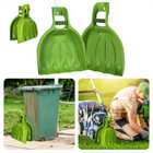Cheqo® Schephanden - Bladscheppen - Hark - Bladschepper - Bladverzamelaars Set - Kunststof Groen