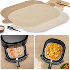 Cheqo® Airfryer Liners - Airfryer Liner - Airfryer Bakmat - Airfryer Mat - Airfryer Mandje Mat - Airfryer Anti Aanbak Mat - Herbruikbare Airfryer Liner - Airfryer Inzet Mat