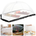 Cheqo® XL Vliegenkap Opvouwbaar - Voedselkapje - Vliegenafdekkapjes - Insectenkapjes - Afdekkap - Extra Groot - Polyester Foodcover voor Buiten Eten