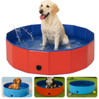 Cheqo® Honden Zwembad - Hondenzwembad Opvouwbaar - Opzetzwembad Huisdier - Hondenbad - Dierenbad - Bad Voor Kleine en Middelgrote Honden