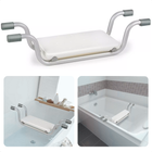 Cheqo® Badstoel voor Senioren - Badstoeltje - Stoel voor in Bad - Badzitje Volwassenen - Anti-Slip Revalidatie - Metaal & Kunststof