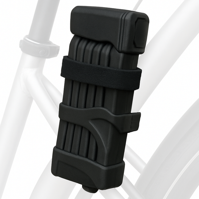 Cheqo® Opvouwbaar Fietsslot - Vouwslot - Sterk en Veilig - Fiets Slot - Scooter Slot - Fatbike Slot - Compact Design - Duurzaam Materiaal