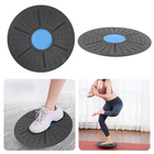 Cheqo® Fitness Balansbord - Stabiliteitstraining en Evenwichtstrainer -  Fysio en Revalidatie - Balanstrainer - Diameter 36 cm - Wiebelkussen - Wiebelbord - Balance Board - Balansbal - Balanskussen - Anti-Slip - Yoga - Fitness - Pilates Wiebelkussens
