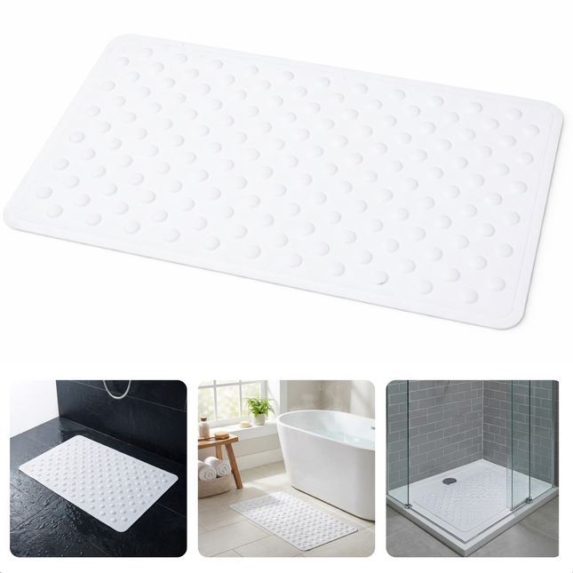 Cheqo® Antislip Badmat - Antislip Douchemat - Douchemat Antislip - Badmat Antislip - Antislipmat Douche - Antislipmat Bad - Douchemat - Badmat - Antislipmat - Badmat met Zuignappen - Douchemat met Zuignappen