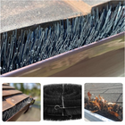 Cheqo® Dakgootbescherming - 4 Meter Lang - 12 cm Breed - Eenvoudig in Gebruik - Voorkom Verstopping - Dakgoot-Egel - Bladvanger - Dakgootbeschermer - Dakgootborstel - Gootbescherming - Anti Verstopping Dakgoten