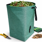 Cheqo® Tuinafvalzak - Tuinzak - Tuinafval Zak - Tuinafvalzak Opvouwbaar - Opvouwbare Tuinafvalzak - Tuinafvalzak Groen - Groene Tuinafvalzak - Tuinzak Groen - Groene Tuinzak - Tuinafvalzak Met Bodem