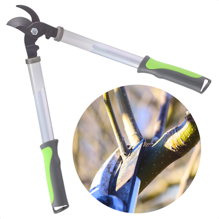 Cheqo® Snoeischaar 48 cm - Heggenschaar - Snoei Schaar - Takkenschaar - Tuingereedschap - Aluminium Takkenknipper