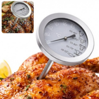 Cheqo® Vleesthermometer - Vleesthermometer Oven - Oventhermometer - Kernthermometer - Kerntemperatuurmeter - Keukenthermometer - Voedselthermometer - Kookthermometer - Thermometer Koken - Vleesthermometer Analoog