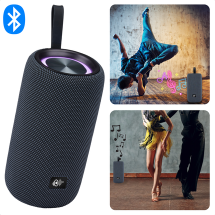 Cheqo® Bluetooth Speaker 16W - Draadloos & Waterdicht - Party LED Verlichting - Party Speaker - Compact & Draagbaar