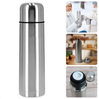 Cheqo® dubbelwandige roestvrijstalen thermosfles van 0.5 liter voor warme en koude dranken, ideaal voor onderweg.