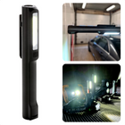Cheqo® Looplamp - Werklamp - Werk & Inspectie LED Lamp - USB Oplaadbaar - Optimaal Helder Licht - 5 Lichtinstellingen - 160 Lumens - Magnetische Basis - Draaibare Pen-Clip - Met USB-kabel - 20x3x3 cm - Bouwlamp - Acculamp Looplamp