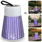 Cheqo® Muggenlamp - Insectenlamp - Vliegenlamp - Muggenvanger - Vliegenvanger - Elektrische Muggenlamp - Elektrische Insectenlamp - Uv Muggenlamp - Uv Insectenlamp - Elektrische Insectendoder - Insectenbestrijder - Oplaadbare Muggenlamp