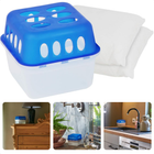 Cheqo® Vochtontrekker met 2 Navullingen - Vochtvreter - Luchtontvochtiger Tegen Schimmel - Vochtbestrijding met Absorberend Materiaal