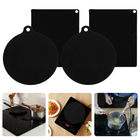 Cheqo® Hittebestendige Siliconen Inductiebeschermer Set - Antislip Bescherming tot 250 Graden - Kookplaat Beschermer - Inductiemat - Inductie Kookplaat Bescherming